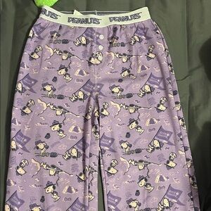 Peanuts Purple Snoopy Pajama pants
